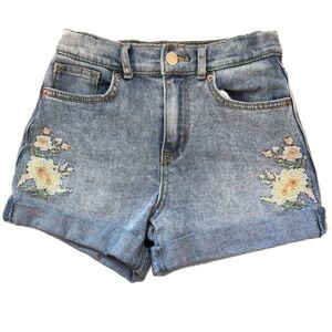 Levi Strauss Signature Embroidered Jean Denim Shorts Girl’s 10